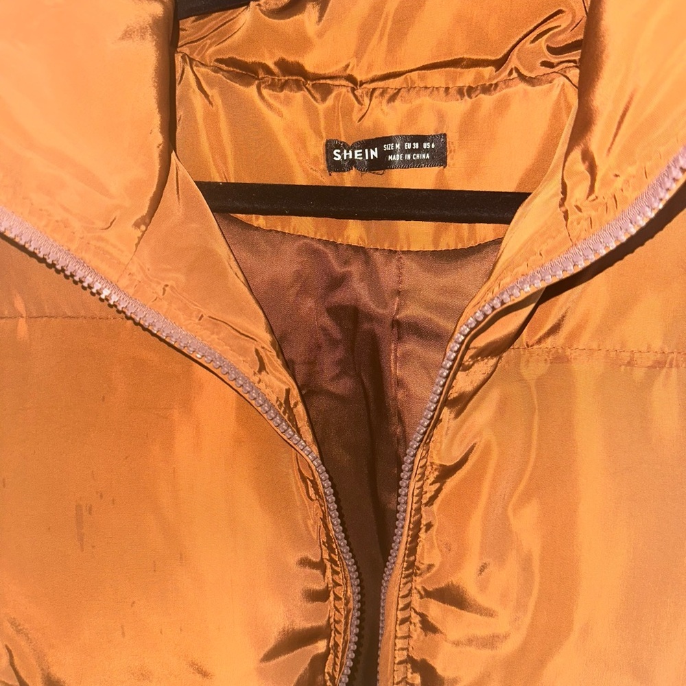 SHEIN puffer Crop top jacket